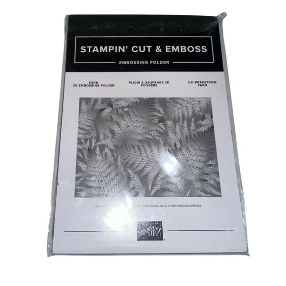 Stampin’ Up! Fern 3D Embossing Folder (RECENTLY RETIRED) - Picture 1 of 4